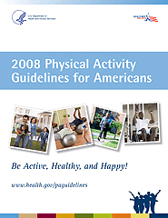 Cover for the 2008 Physical Activity Guidelines for Americans