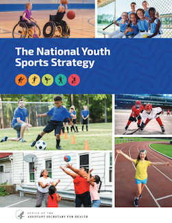 Policy document cover: The National Youth Sports Strategy