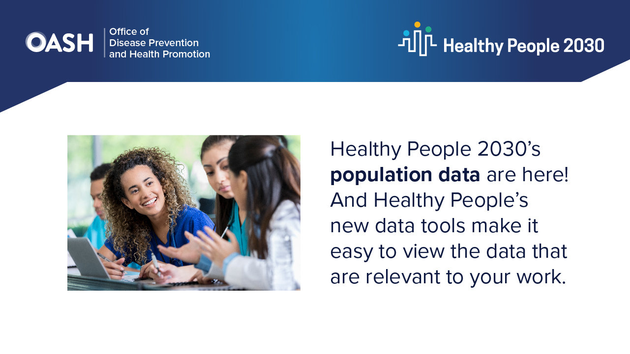Healthy People's 2030 population data are here!