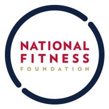 National Fitness Foundation Logo Blue